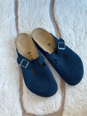 Men’s Birkenstock Boston Clog (Navy)